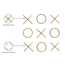 Color_Gold -- Meridian XOXO Wall Decor IMAGE 8