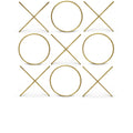  Color_Gold -- Meridian XOXO Wall Decor IMAGE 1