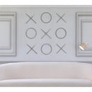  Color_Chrome -- XOXO Chrome Wall Decor IMAGE 2