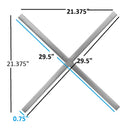  Color_Chrome -- XOXO Chrome Wall Decor IMAGE 5