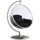  Manufacturer Color_Black -- Meridian Luna Suspended Acrylic Accent Chair IMAGE 3