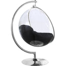 Manufacturer Color_Black -- Meridian Luna Suspended Acrylic Accent Chair IMAGE 4