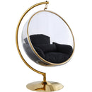Meridian Luna Suspended Acrylic Accent Chair 508Black IMAGE 1