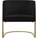  Manufacturer Color_Black -- Meridian Rays Stationary Fabric Accent Chair IMAGE 5