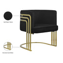  Manufacturer Color_Black -- Meridian Rays Stationary Fabric Accent Chair IMAGE 8