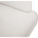  Manufacturer Color_Cream -- Rays Cream Velvet Upholstered Accent Chair IMAGE 6