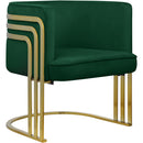 Meridian Rays Stationary Fabric Accent Chair 533Green IMAGE 1