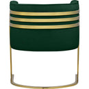 Manufacturer Color_Green -- Rays Green Velvet Upholstered Accent Chair IMAGE 3