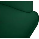  Manufacturer Color_Green -- Rays Green Velvet Upholstered Accent Chair IMAGE 6