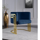  Manufacturer Color_Navy -- Rays Navy Velvet Upholstered Accent Chair IMAGE 2