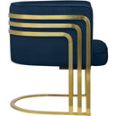  Manufacturer Color_Navy -- Rays Navy Velvet Upholstered Accent Chair IMAGE 4