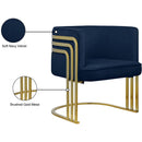  Manufacturer Color_Navy -- Rays Navy Velvet Upholstered Accent Chair IMAGE 8