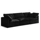  Manufacturer Color_Black -- Meridian Plush Stationary Fabric Sofa IMAGE 1