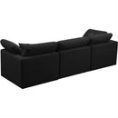  Manufacturer Color_Black -- Meridian Plush Stationary Fabric Sofa IMAGE 4