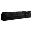  Manufacturer Color_Black -- Meridian Plush Stationary Fabric Sofa IMAGE 1