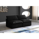  Manufacturer Color_Black -- Meridian Plush Stationary Fabric Sofa IMAGE 2