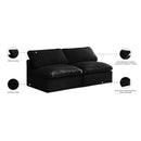  Manufacturer Color_Black -- Meridian Plush Stationary Fabric Sofa IMAGE 9