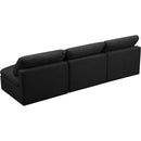  Manufacturer Color_Black -- Meridian Plush Stationary Fabric Sofa IMAGE 4