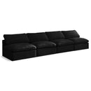  Manufacturer Color_Black -- Meridian Plush Stationary Fabric Sofa IMAGE 1