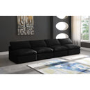 Manufacturer Color_Black -- Meridian Plush Stationary Fabric Sofa IMAGE 2