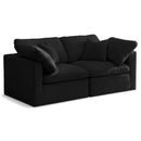  Manufacturer Color_Black -- Meridian Plush Stationary Fabric Sofa IMAGE 1