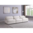  Manufacturer Color_Cream -- Meridian Serene Stationary Fabric Sofa IMAGE 2