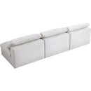  Manufacturer Color_Cream -- Meridian Serene Stationary Fabric Sofa IMAGE 4