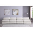  Manufacturer Color_Cream -- Meridian Serene Stationary Fabric Sofa IMAGE 3