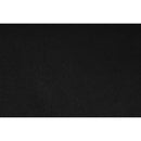  Manufacturer Color_Black -- Serene Black Deluxe Comfort Linen Textured Fabric Upholstered Modular Ottoman IMAGE 3