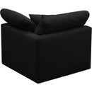  Manufacturer Color_Black -- Meridian Plush Stationary Fabric Chair IMAGE 3