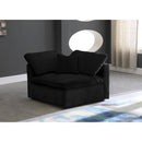  Manufacturer Color_Black -- Meridian Cozy Stationary Fabric Chair IMAGE 2