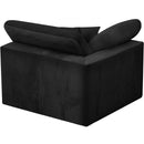  Manufacturer Color_Black -- Meridian Cozy Stationary Fabric Chair IMAGE 3