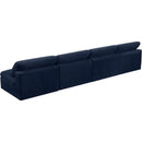  Manufacturer Color_Navy -- Meridian Cozy Stationary Fabric Sofa IMAGE 4