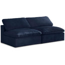  Manufacturer Color_Navy -- Meridian Cozy Stationary Fabric Sofa IMAGE 1
