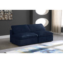  Manufacturer Color_Navy -- Meridian Cozy Stationary Fabric Sofa IMAGE 2