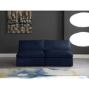  Manufacturer Color_Navy -- Meridian Cozy Stationary Fabric Sofa IMAGE 3