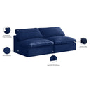  Manufacturer Color_Navy -- Meridian Cozy Stationary Fabric Sofa IMAGE 7
