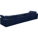  Manufacturer Color_Navy -- Meridian Cozy Stationary Fabric Sofa IMAGE 4