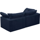  Manufacturer Color_Navy -- Meridian Cozy Stationary Fabric Sofa IMAGE 4