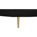  Manufacturer Color_Black -- Meridian Circlet Stationary Fabric Sofa IMAGE 5