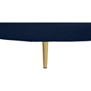  Manufacturer Color_Navy -- Circlet Navy Velvet Upholstered Roundabout Sofa IMAGE 5
