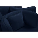  Manufacturer Color_Navy -- Circlet Navy Velvet Upholstered Roundabout Sofa IMAGE 6
