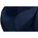  Manufacturer Color_Navy -- Circlet Navy Velvet Upholstered Roundabout Sofa IMAGE 7