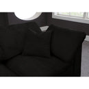 Manufacturer Color_Black -- Meridian Cozy Fabric 6 pc Sectional IMAGE 6