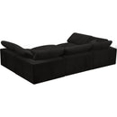  Manufacturer Color_Black -- Meridian Cozy Fabric 6 pc Sectional IMAGE 4