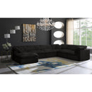  Manufacturer Color_Black -- Meridian Cozy Fabric 7 pc Sectional IMAGE 2