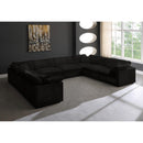  Manufacturer Color_Black -- Meridian Cozy Fabric 8 pc Sectional IMAGE 2