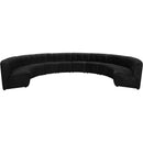 Meridian Limitless Fabric 10 pc Sectional 645Black-10PC IMAGE 1