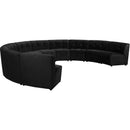  Manufacturer Color_Black -- Meridian Limitless Fabric 10 pc Sectional IMAGE 3
