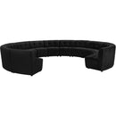  Manufacturer Color_Black -- Meridian Limitless Fabric 13 pc Sectional IMAGE 3